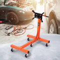 Supporto Motore, 1500 lbs (3/4 Ton) Girevole con Testa Regolabile a 360 Gradi, Sollevatore Pieghevole in Ghisa, Arancione