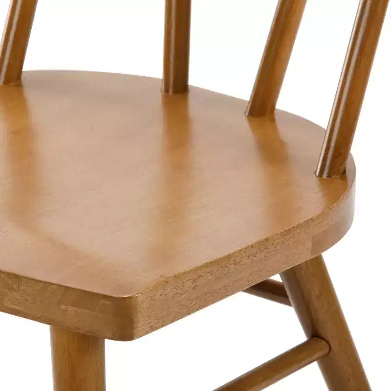 Set di 4 sedie da pranzo Windsor in legno massello