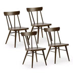 Set di 4 sedie da pranzo Windsor in legno massello