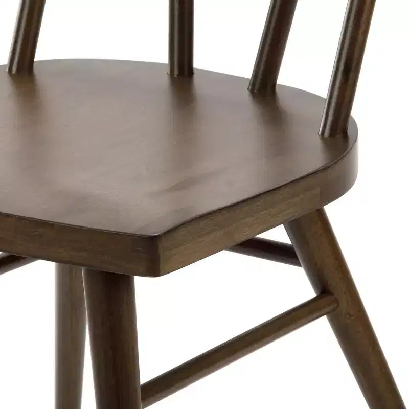 Set di 4 sedie da pranzo Windsor in legno massello
