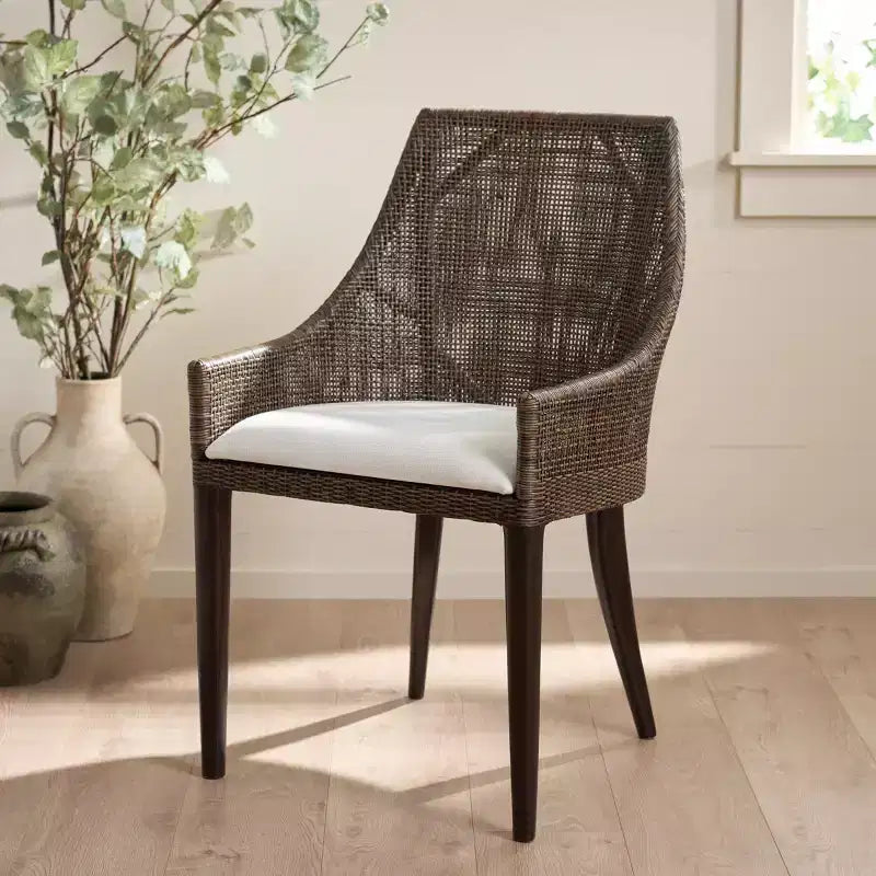 Poltrona - ACH4905 - Marrone Scuro/Avorio