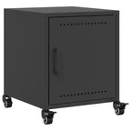 vidaXL Bedside Cabinet Cold-rolled Steel 14.2 x 15.4 x 17.1 in