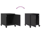 Comodino in acciaio laminato a freddo 14,2 x 15,4 x 17,1 pollici