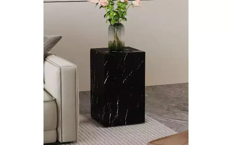 Tavolino da caffè rettangolare in MDF a trama naturale, tavolino da centro minimalista per soggiorno, tavolino d'accento lussuoso per soggiorno
